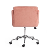 Кресло офисное «Milan» (хром флок, розовый, 137) - Изображение 3